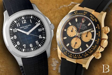 rubber b straps uk - best rubber strap luxury watches.